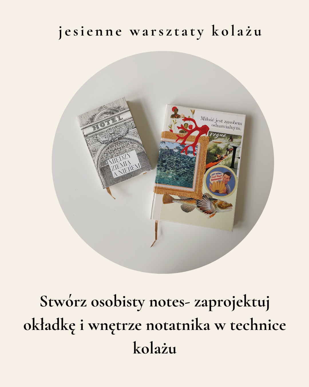 Warsztaty kolażu - stwórz osobisty notatnik