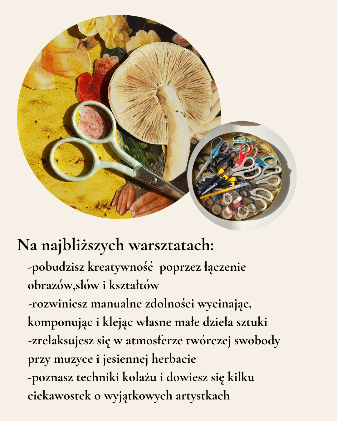 Warsztaty kolażu - stwórz kobiecy portret w technice kolażu analogowego