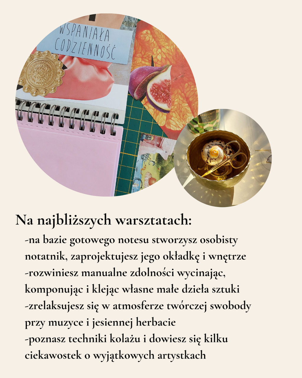 Warsztaty kolażu - stwórz osobisty notatnik