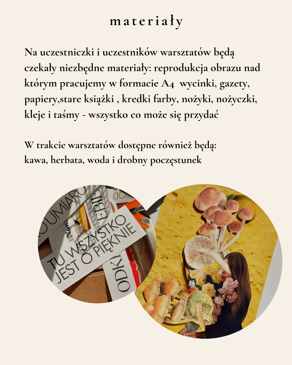 Warsztaty kolażu- temat przewodni Tamara de Lempicka