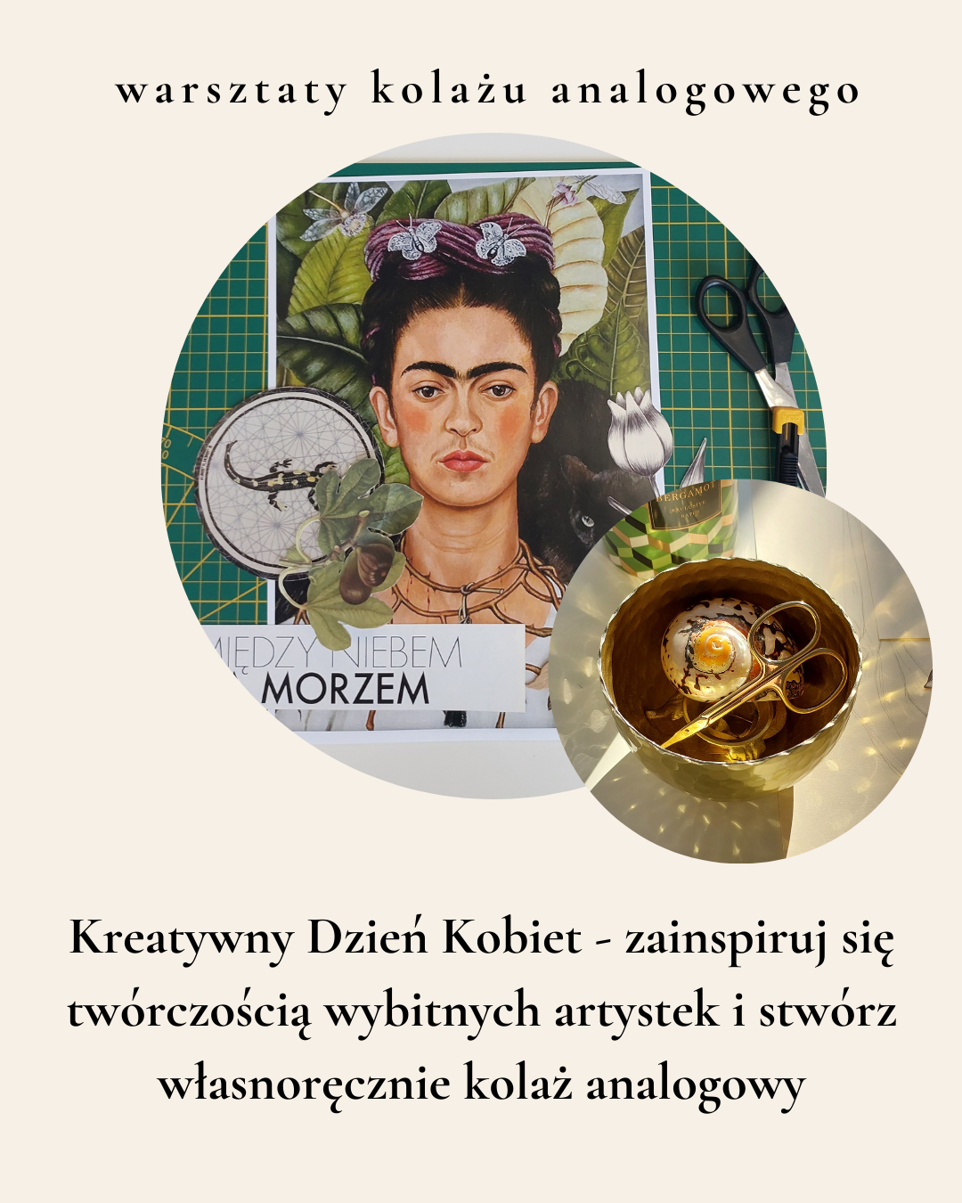 Kreatywny Dzień Kobiet - warsztaty kolażu analogowego