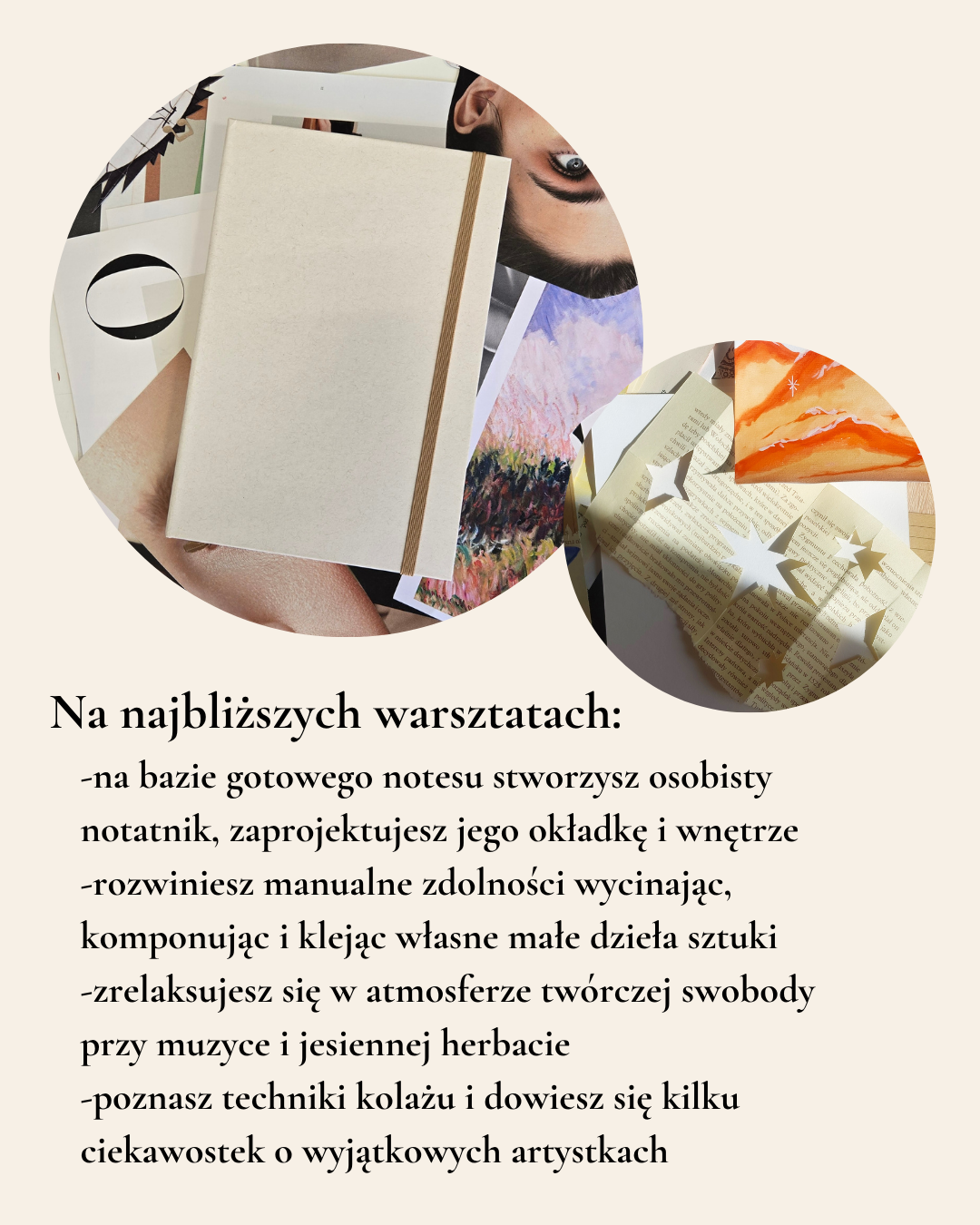 Warsztaty kolażu - stwórz osobisty notatnik