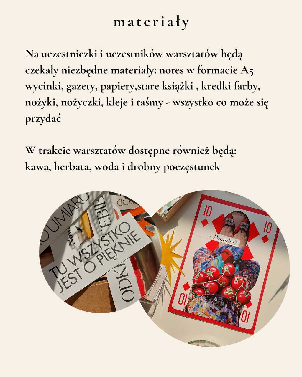 Warsztaty kolażu - stwórz osobisty notatnik