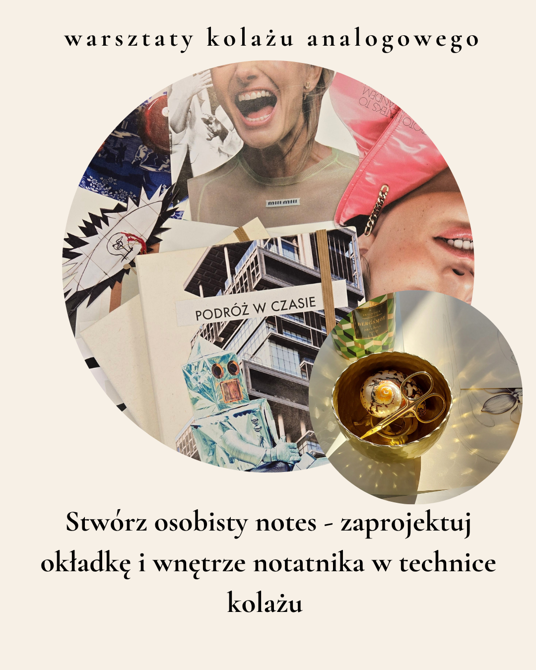 Warsztaty kolażu - stwórz osobisty notatnik