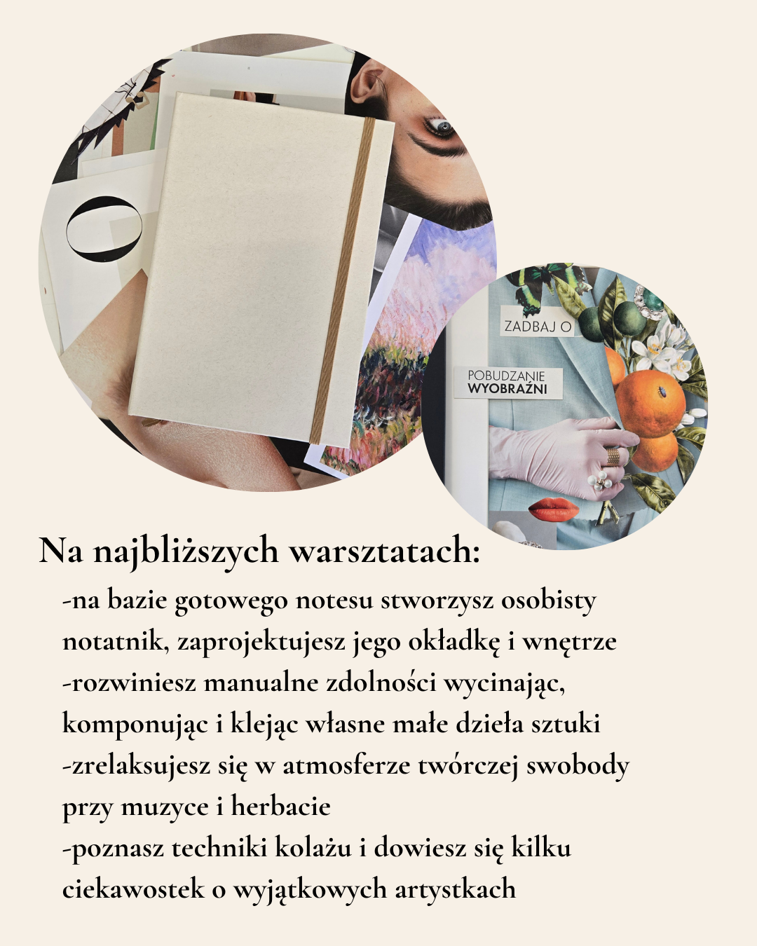 Warsztaty kolażu - stwórz osobisty notatnik