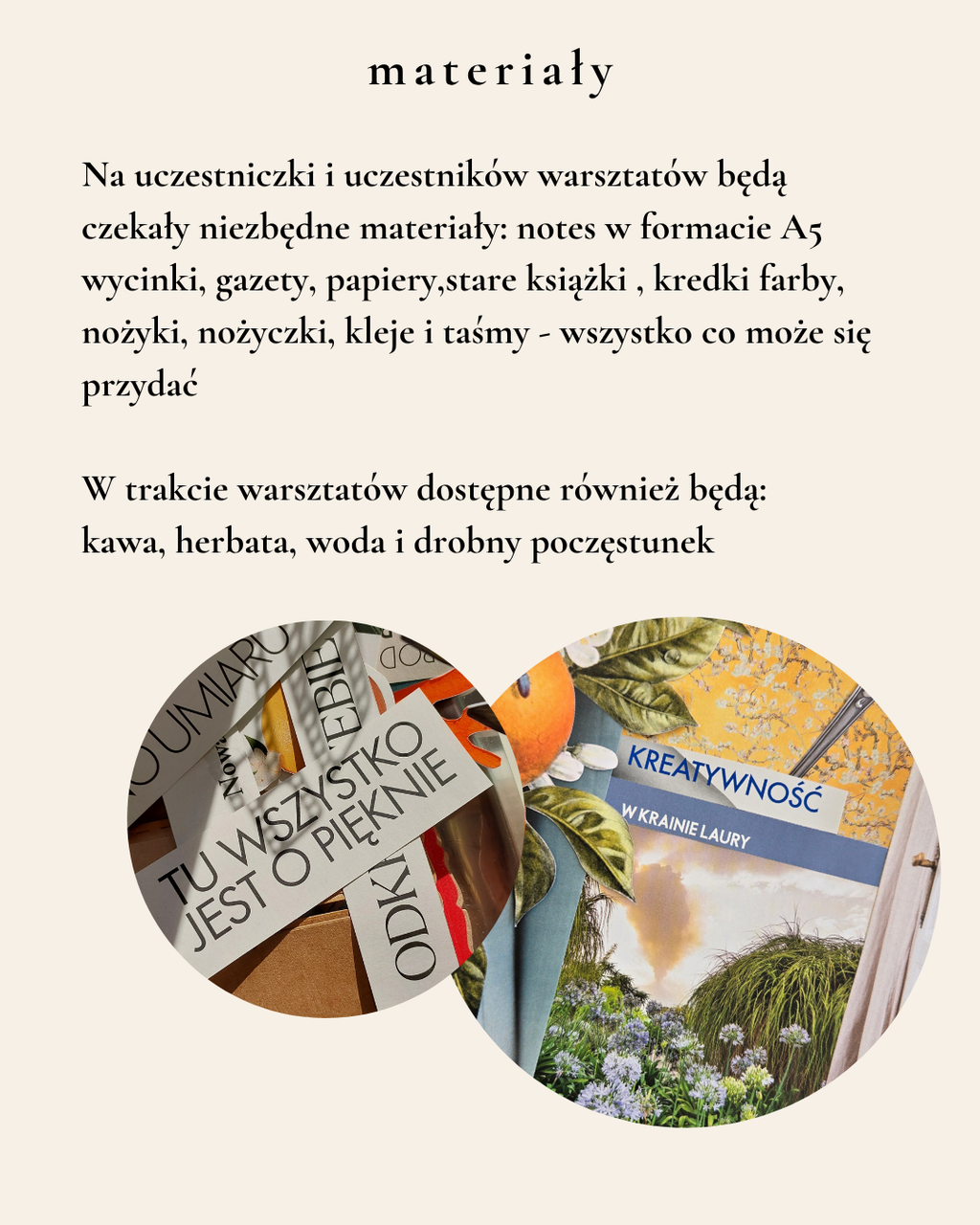 Warsztaty kolażu - stwórz osobisty notatnik