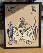 Wyślij do odbiorcy - kolaż z serii Poczta kwiatowa