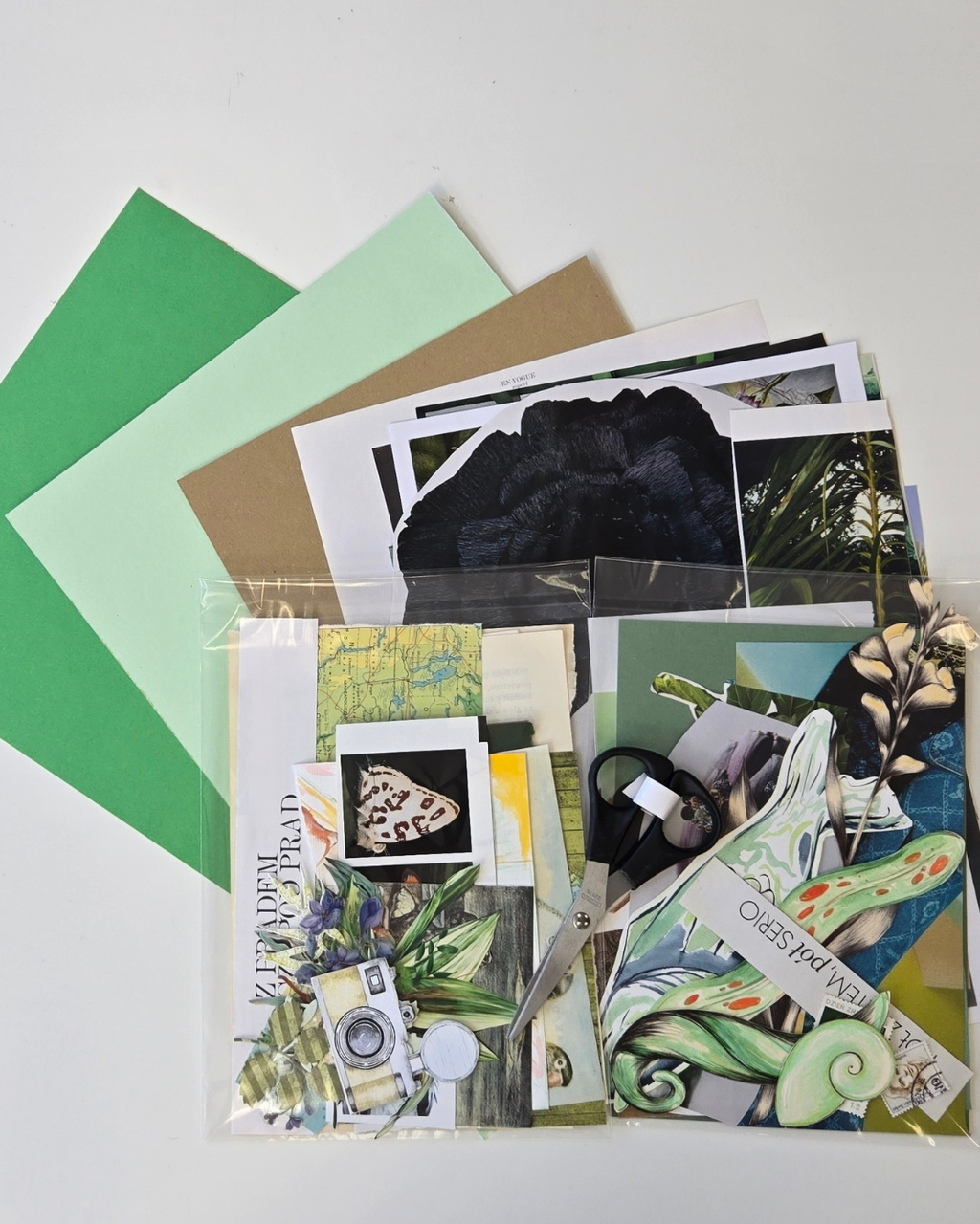 Zestaw kreatywny DIY- kolaż analogowy