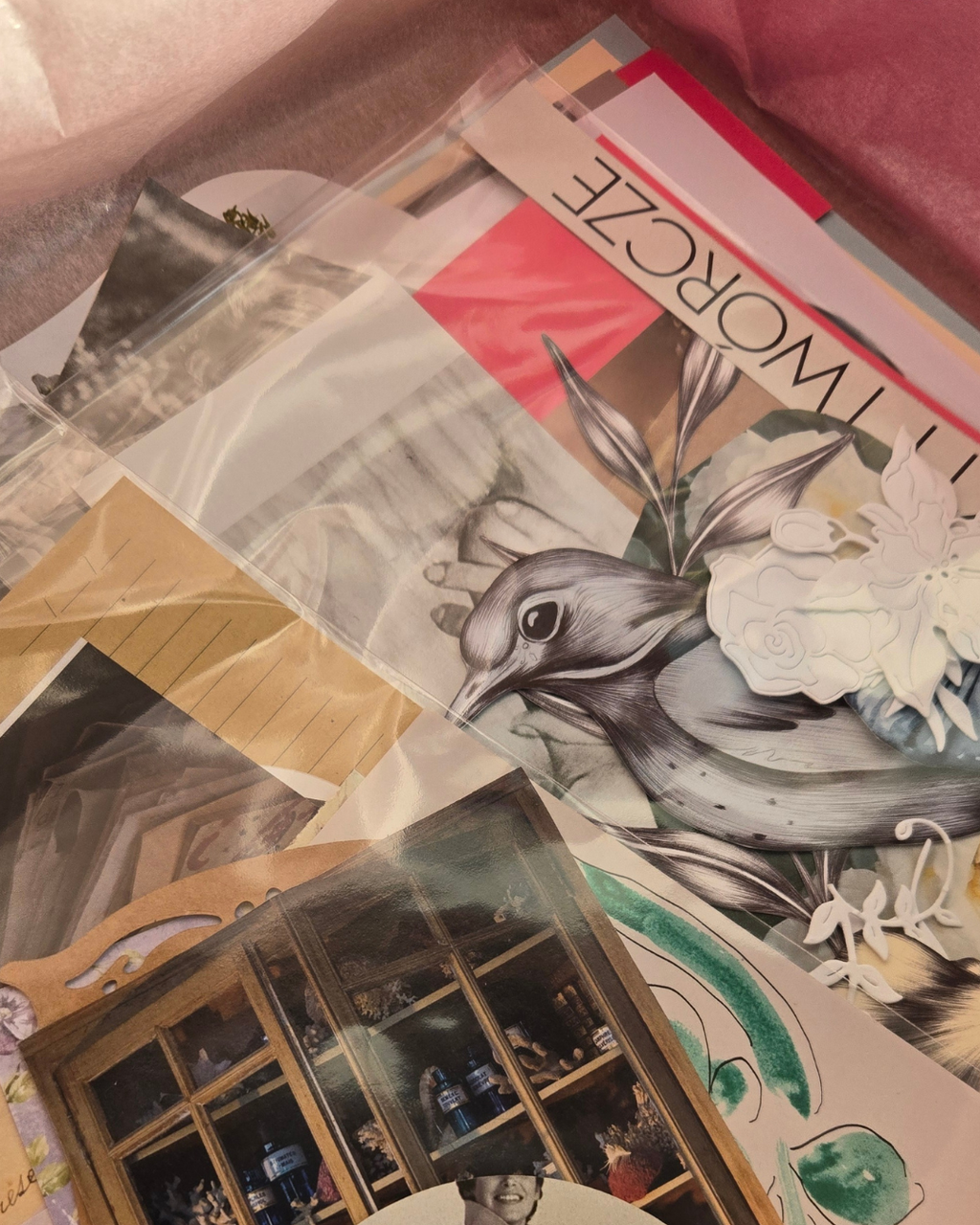 Zestaw kreatywny DIY- kolaż analogowy